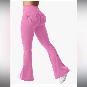Flare Leggings with Pockets for Women Brittany Leggings Workout Legging S